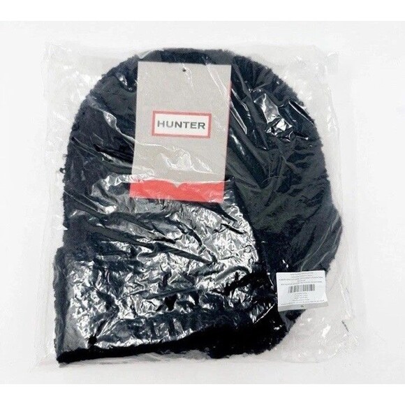 Hunter Tonal Patch Logo Beanie - Black OS, $58 MSRP, New With Tags - Picture 10 of 12